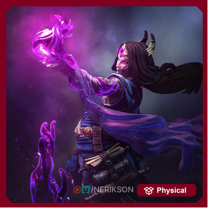 Human Female Sorcerer Warlock, Wizard PC /NPC Unpainted D&D| 5 Sizes/Scales| Pathfinder - Only-Games