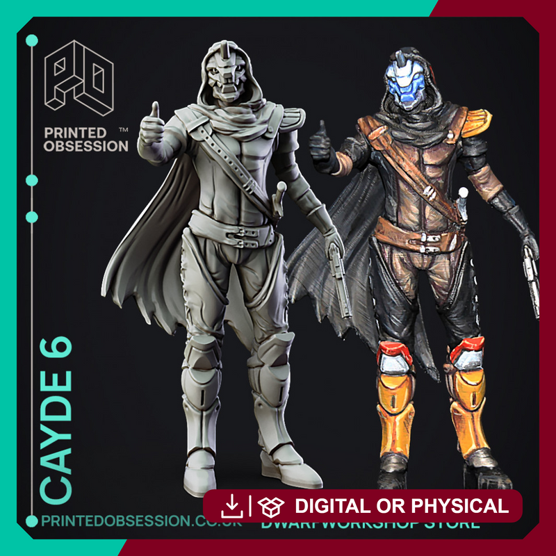 Destiny 2 - Cayde 6 - 75mm Model