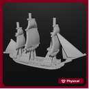 1/2400 HMS Indefatigable Razee (44 guns)