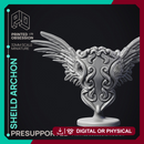 Shield Archon - Celestial Creature - PRESUPPORTED - Heaven Hath No Fury - 32 mm scale