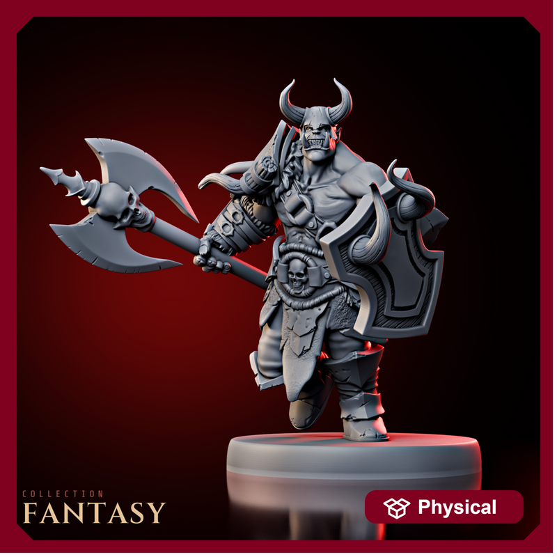 Orc Axeman w/ Shield - Only-Games