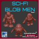 Sci-Fi Blob Men, pack 1