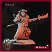 YakFolk (4 Variations)  | Available in 28mm,32mm,75mm Scales Miniature | Dungeons and Dragons | Pathfinder | Goat-Man | Archvillain Games - Only-Games