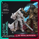 Leonidal - Tabaxi Caravan - PRESUPPORTED - 32mm scale - illustrated & Stats