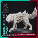 Fire Wolf - Monstrous Creature - DnD - 32mm scale
