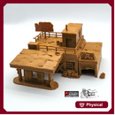 Derelict Gas Station - Brave New Worlds - Printable Scenery Wasteworld Gaslands Terrain D&D DnD