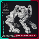 Lament Bound - Medium Demon - PRESUPPORT - Hell Hath No Fury - 32mm scale
