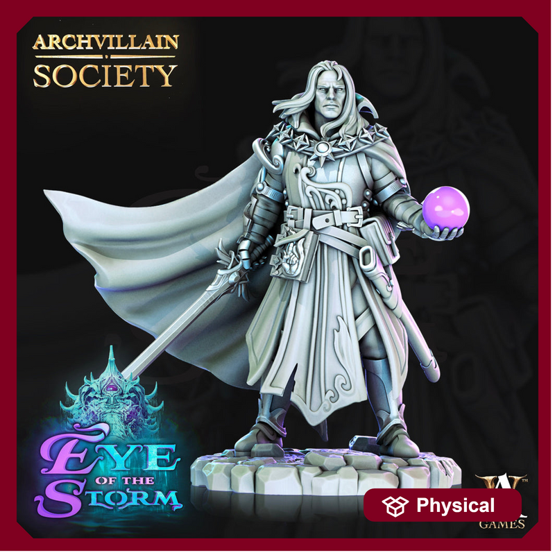 Human Male Eldritch Knight Fighter | 28mm, 32mm,54mm, 75mm, 100mm Scales | Dungeons and Dragons | Pathfinder | - Only-Games
