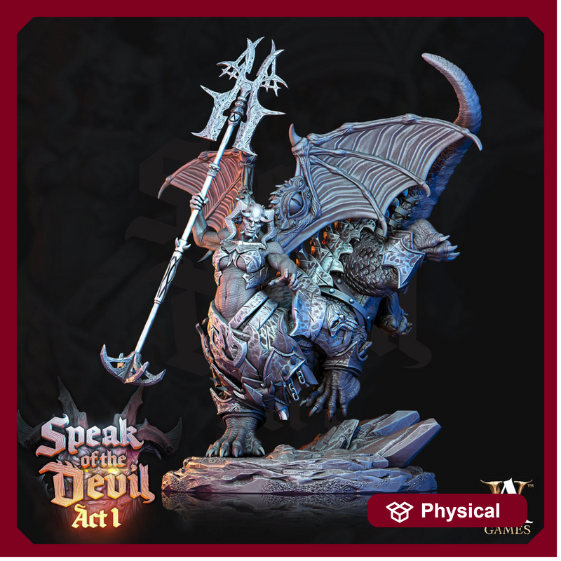 Demon Ogre  Devil | 105mm tall | 28mm/ 32mm scale (Large and Huge ) | Dungeons and Dragons - Only-Games