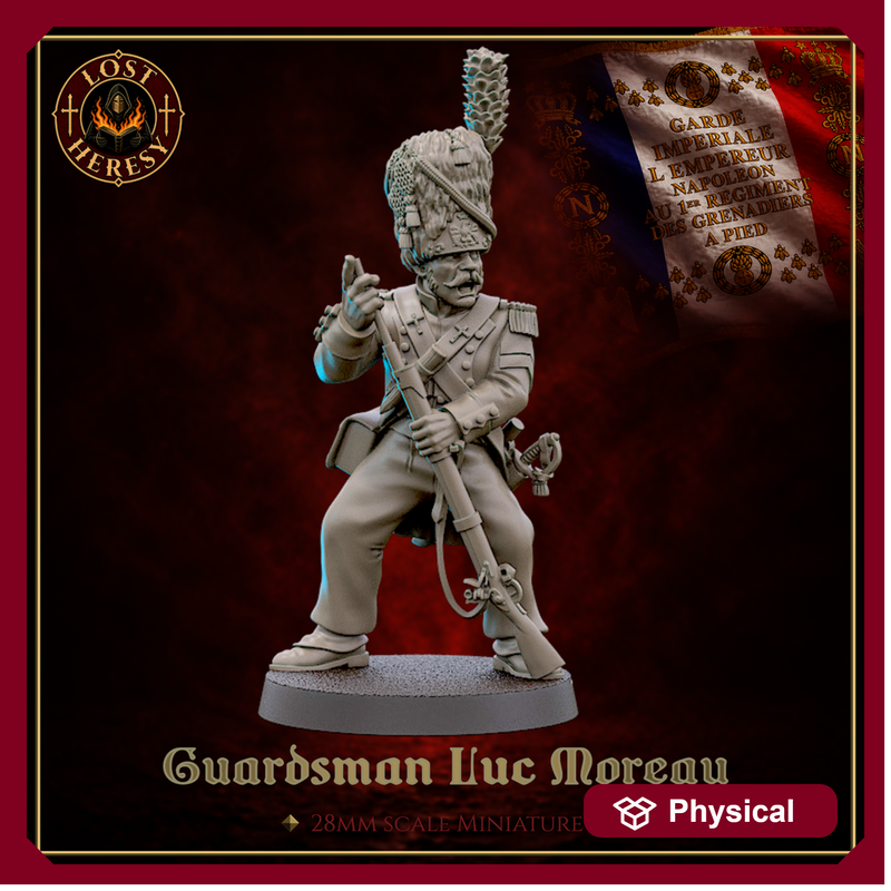 French Gothic Napoleonic Old Guard Grenadier