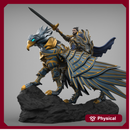 Isidore the Ironheart (Mounted on Griffin)