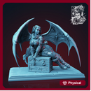 Izel The Barbarian Succubus - Pin Up, 75mm, Pre-Supported