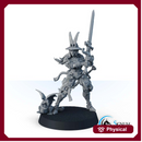 Guard with long sword, the Red Falcon infantry