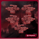 Crimson Wings Heavy Cannons Set x5