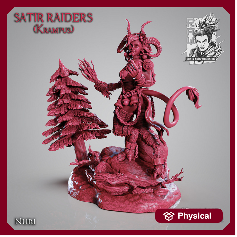 Nuri The Satyr - Female Krampus - 54mm