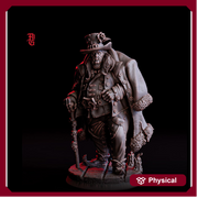 Wizard Illusionist, Warlock, Sorcerer PC NPC | 28mm, 32mm,54mm, 75mm, 100mm Scale Resin Miniature | Dungeons and Dragons | Flesh of Gods - Only-Games