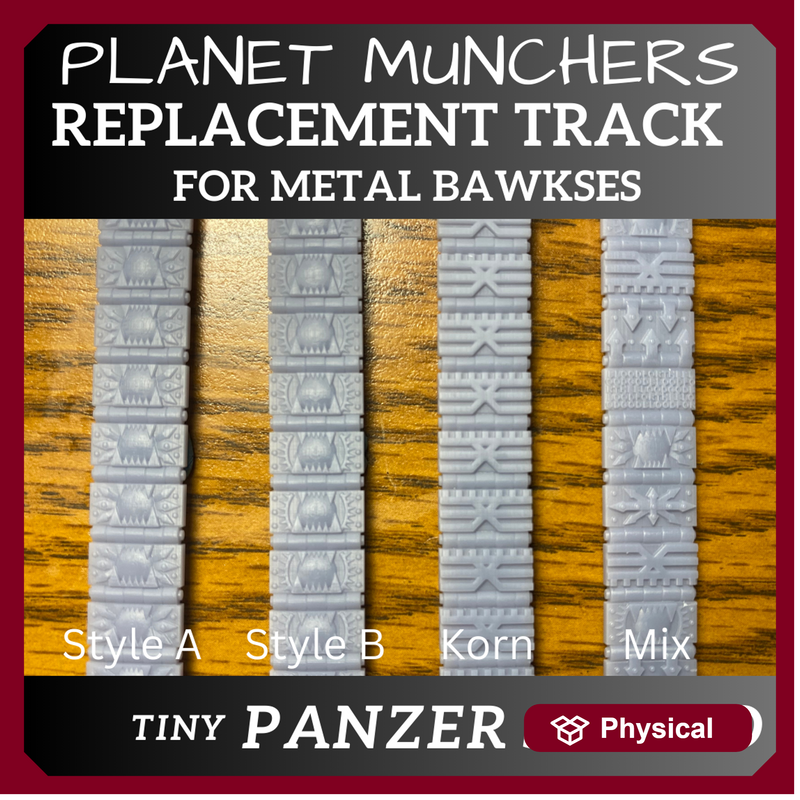 Replacement Rhino Tracks: Planet Munchers edition