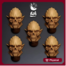Ebonthorn Drakhuls Type 2 - Miniature Heads