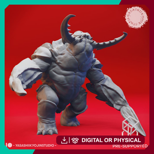 Screeching Umber Hulk - Tabletop Miniature (Pre-Supported) - Only-Games