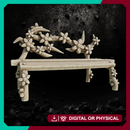 Elvish Bench - Fantasy Furniture Terrain STL, DnD & Wargaming Scenery