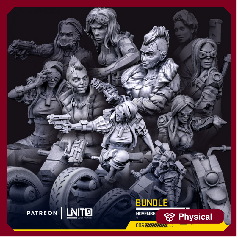 Cyberpunk models BUNDLE - Bomber Girls (November release) - Only-Games