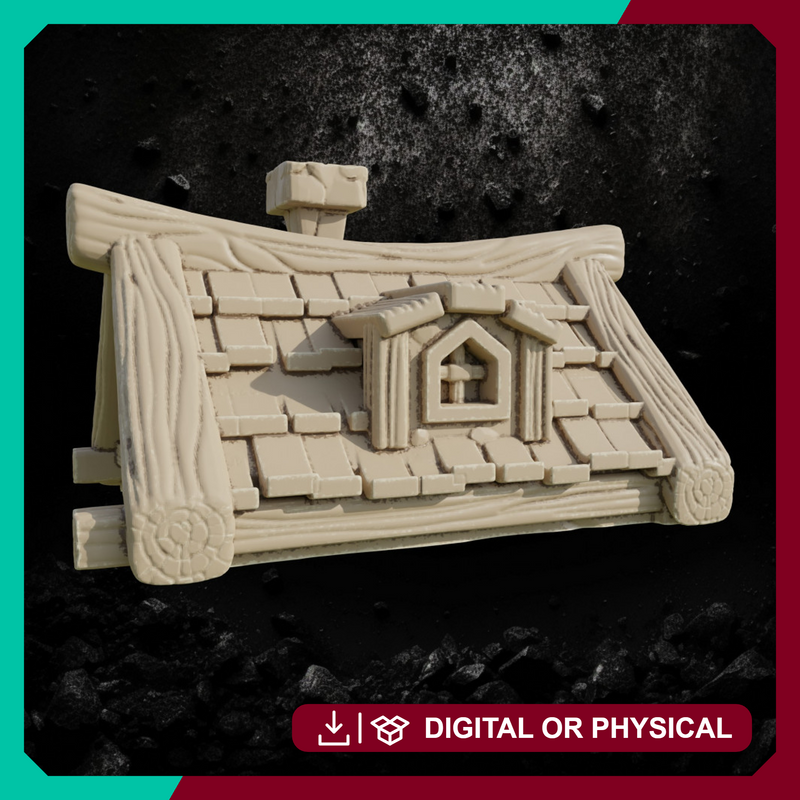 Townhouse 5 - Fantasy Village Terrain STL, DnD & Wargaming Scenery