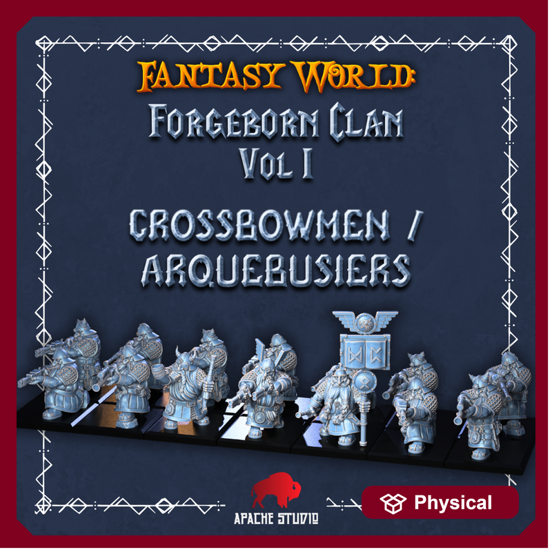 Forgeborn Clan: Crossbowmen / Arquebusiers (dwarf unit)