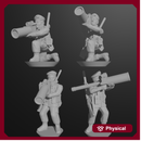 10 & 15mm British Infantry in Berets with Blowpipe Launchers (8 models)