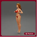 Bikini clad drink markers to attach to the side of your glass