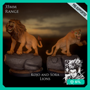 Kojo and Sora - Lions - STL only