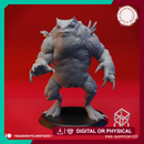 Slaad (Red)  - Tabletop Miniature (Pre-Supported)