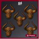 Dark Champion Type 2 - Miniature Heads