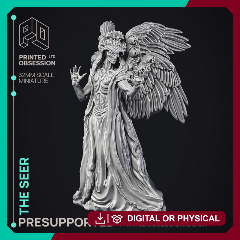 The Seer - PRESUPPORTED - Heaven hath no fury - 32 mm scale