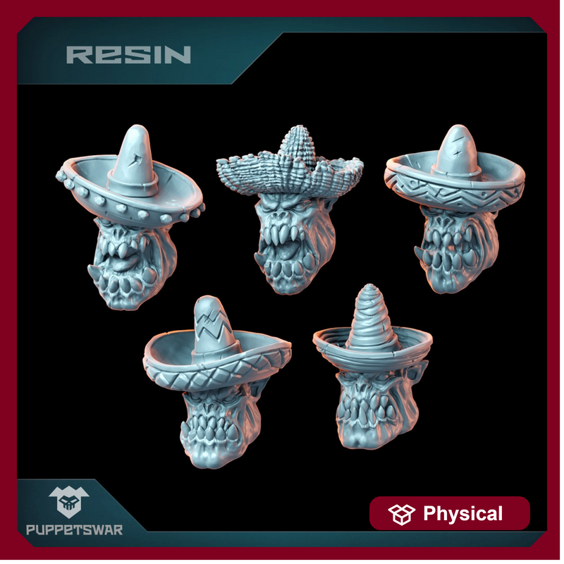 Orc Amigo Heads