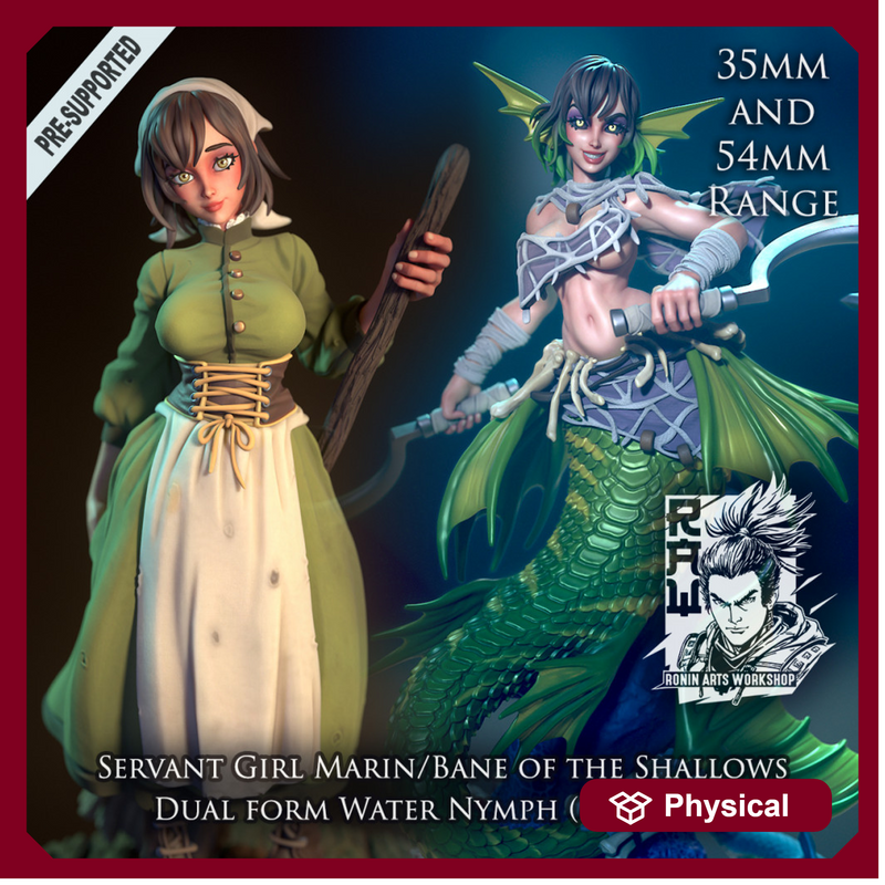Marin - Shapeshifting Mermaid Infiltrator - Dual Form - 54mm