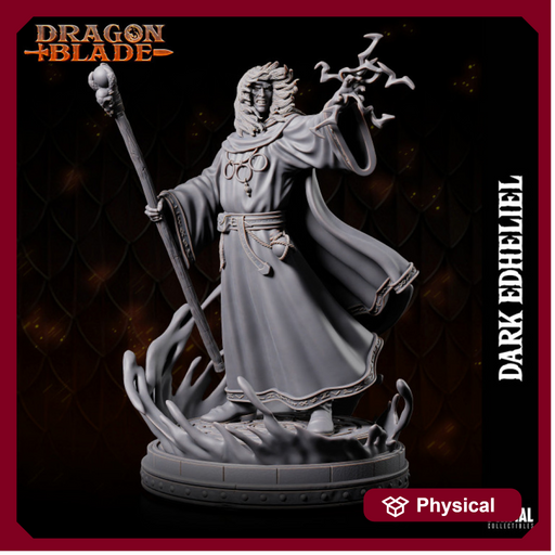 3 miniatures - 32mm - Classic RPG wizards bundle - DRAGONBLADE - Only-Games