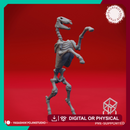 Undead Skeleton Horse - Tabletop Miniature (Pre-Supported)