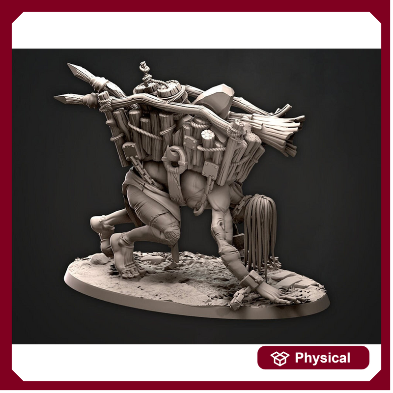 Hill Giant, Oger | 28mm & 32mm Scale | 75mm Tall (32mm scale)| Dungeons and Dragons | Pathfinder Oger | CastnPlay| Tabletop RPG | - Only-Games