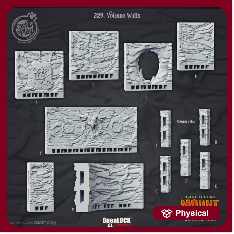 Volcano Walls - Only-Games