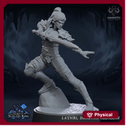 Elf Assassin Rogue PC / NPC Unpainted | 28mm,32mm,54mm,75mm,100mm Scale | Resin Dungeons and Dragons D&D 5e  | Pathfinder | - Only-Games