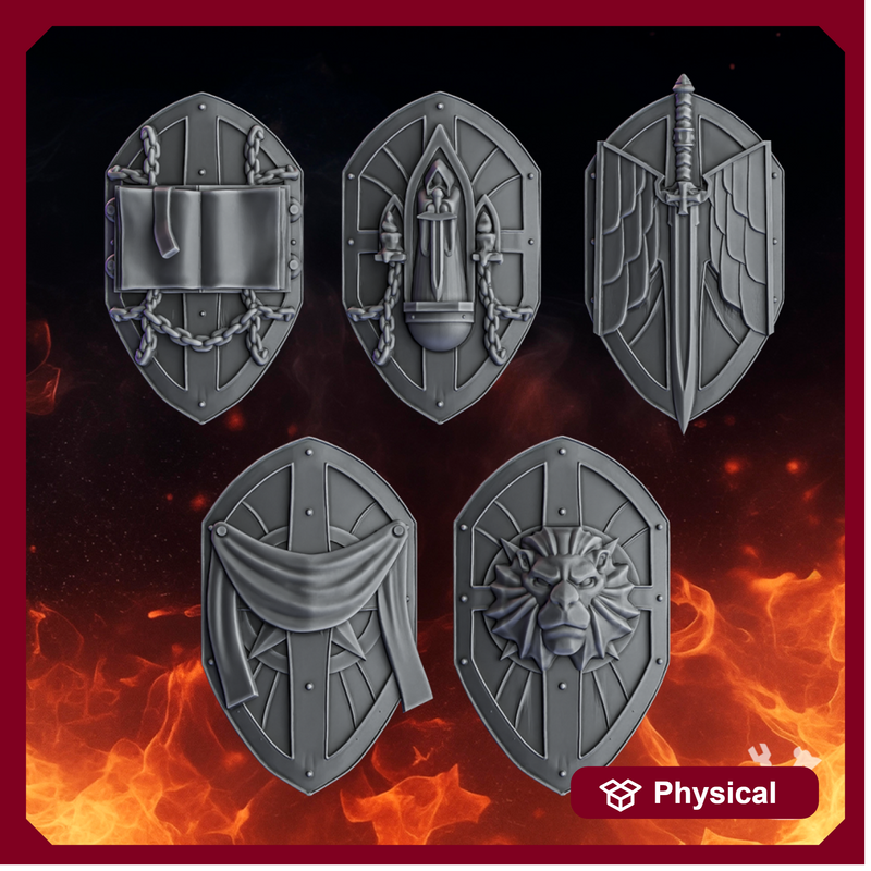Pactum Aeternum Knight Shields Set x5 - Only-Games