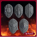 Pactum Aeternum Knight Shields Set x5