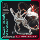 Zavari - Paladin of Loviatare - PRESUPPORTED - Diety fight Club - 32mm scale