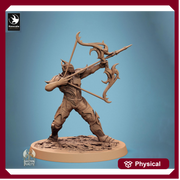 Human Paladin, Fighter Helm or No Helm, Bow PC / NPC, DnD 5e Unpainted Mini| 28mm, 32mm,54mm,75mm,100mm Scales |Dungeons & Dragons - Only-Games