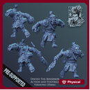 Dhozo - Goblin Berserker in Action and Football Pose