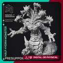 Half Snake Hydra - Large Creature - PRESUPPORTED - 32mm scale