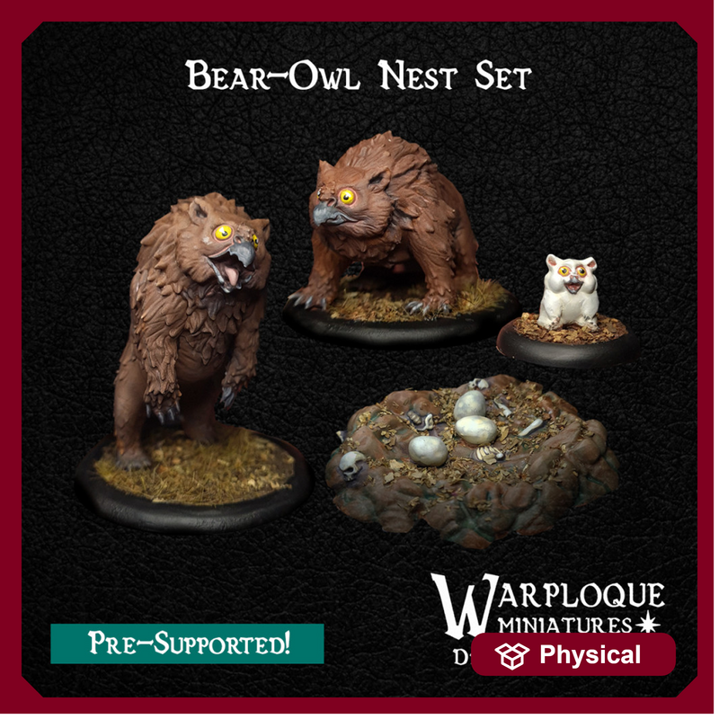 Bear-Owl Nest Set