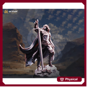 Female Paladin Oath of Devotion Ancients Vengeance Knight | 5 Scales | D&D Unpainted Miniature - Only-Games