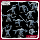 Savage orc boyz mob (10 physical miniatures)