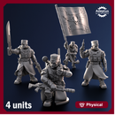 Command squad. Coldreach Regiment. Imperial Guard